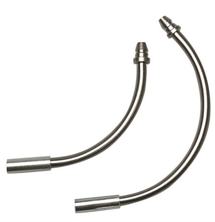PIPE Kabelführung für V-Brakes / silber / 90°