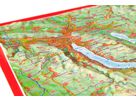 GEORELIEF ZÜRICHSEE 3D-Postkarte