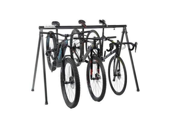 RACE STAND für 5 -10 Velos / silber