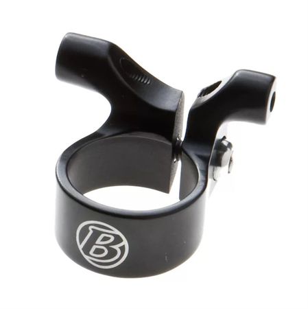 CLAMP-FIX Sattelklemmring mit Trägeröse, schwarz, 36.4mm
