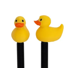 GUMMIENTEN Presta-Ventildeckel / gelb