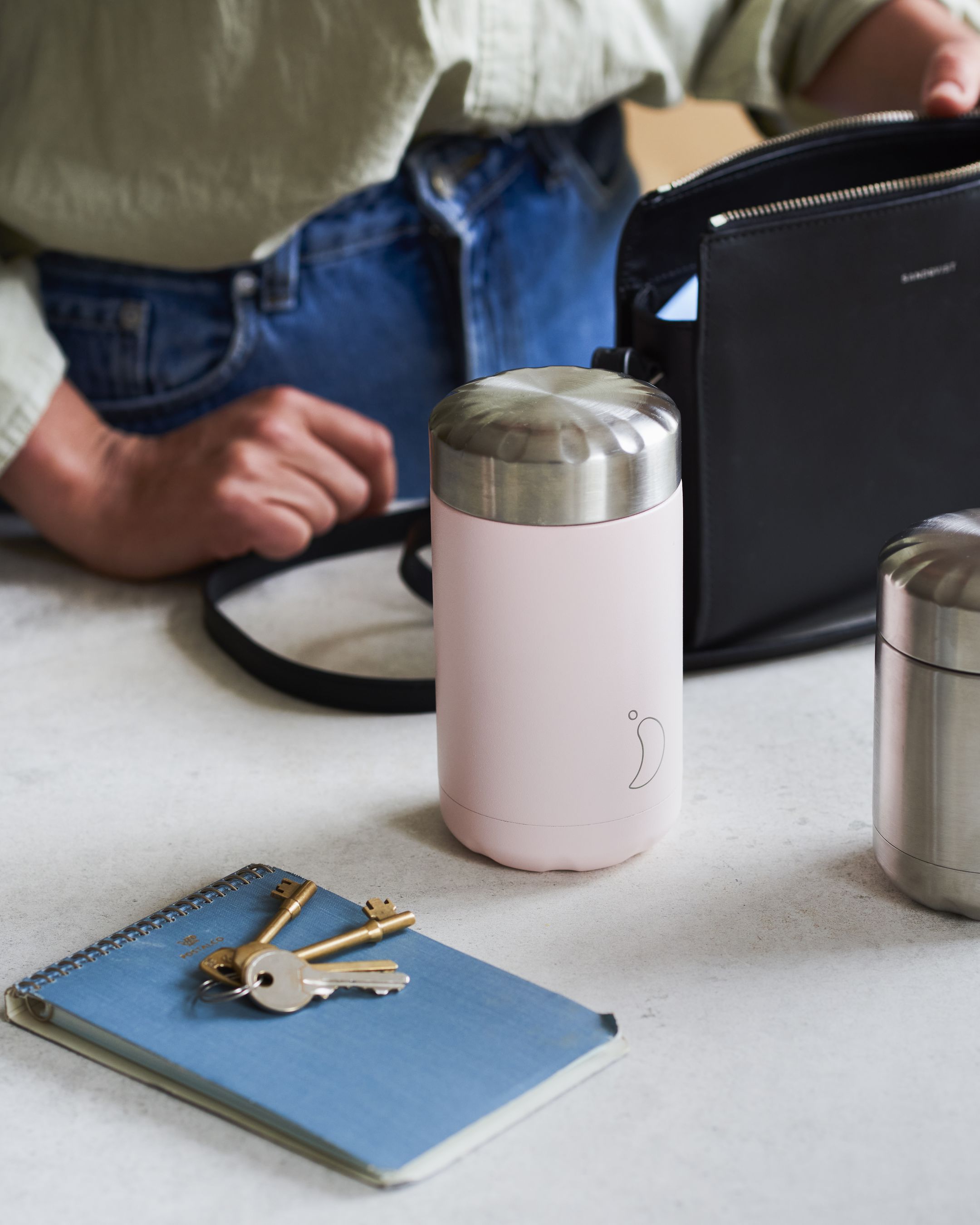 Chilly's Original Food Pot 500ml / Blush Pink
