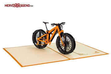 3D-Grusskarte Bike 2