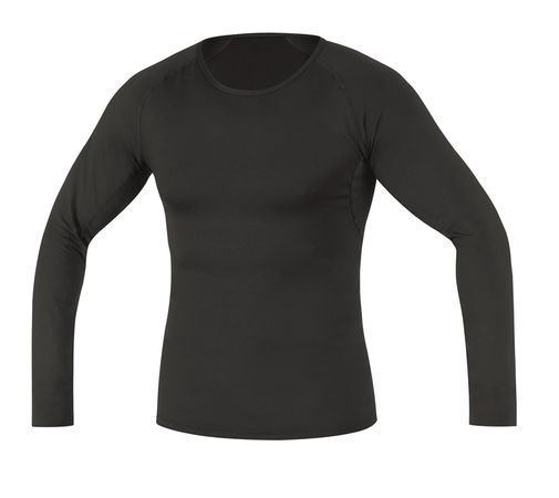 M BASE LAYER THERMO Herren-Langarmshirt / schwarz / S