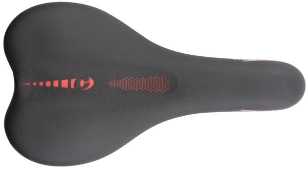 COMET Velosattel / schwarz-rot