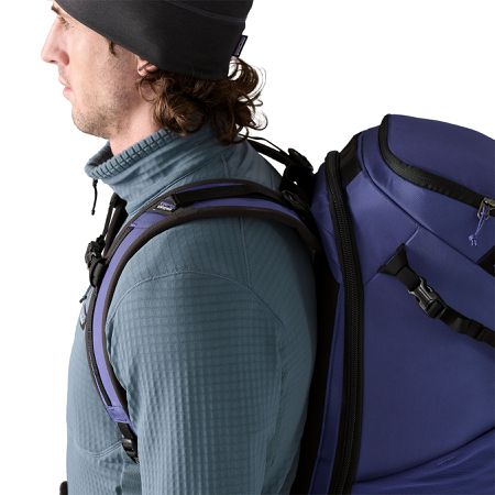 R1 HYBRID Herren-Fleecejacke / utility blue / S