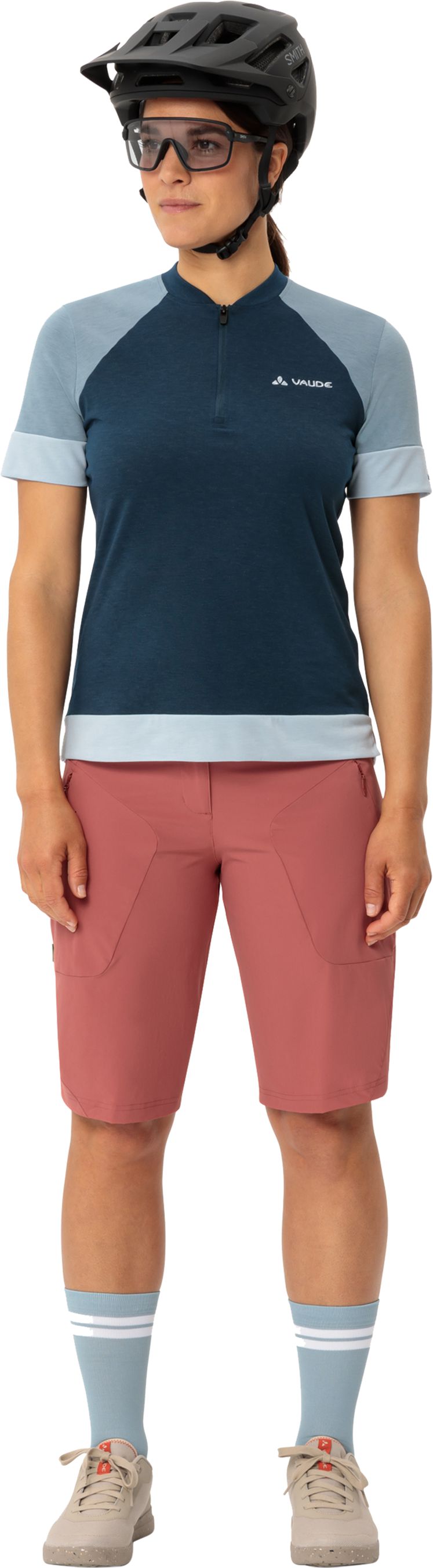 ALTISSIMO Q Damen-Kurzarmtrikot / dark sea/nordic blue / 38