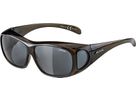OVERVIEW Brille mit dunkelgrauem Glas / schwarz