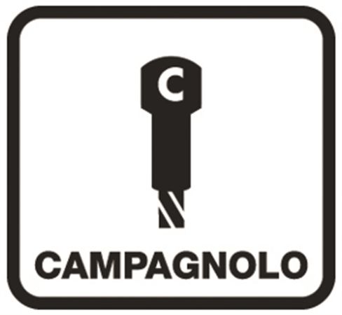 BREMSKABEL ROAD Campagnolo, slick, inox 1.5x2000mm / silber