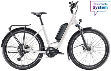 ZING TRIP CORE TIEF 725 E-City- u. Alltagsvelo / Weiss Met. / L