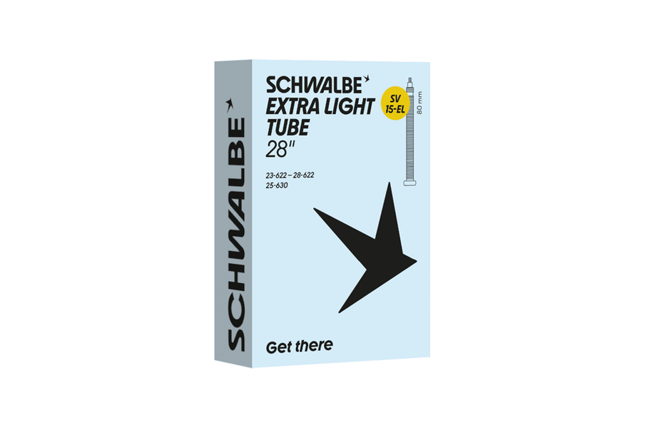 SCHWALBE EXTRALIGHT Schlauch / 28", SV15-EL, 80mm, 23/28-622/630