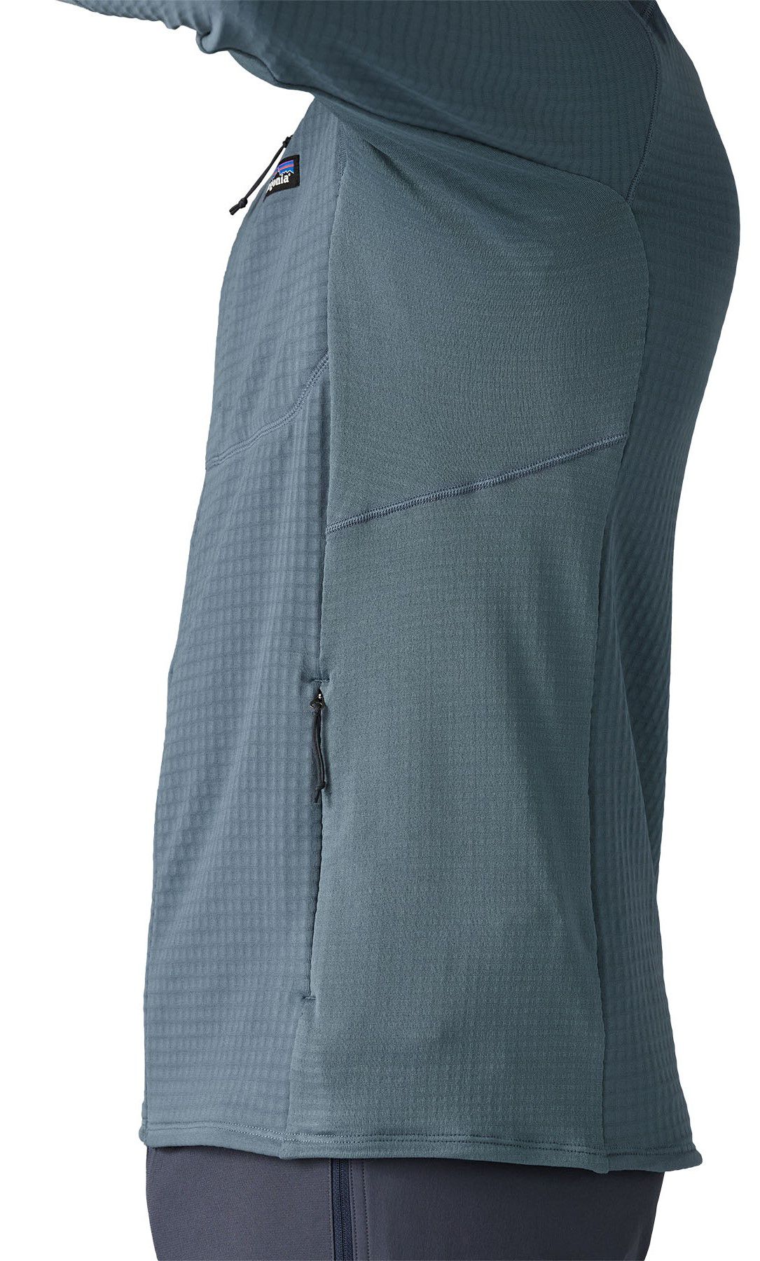R1 HYBRID Herren-Fleecejacke / utility blue / S