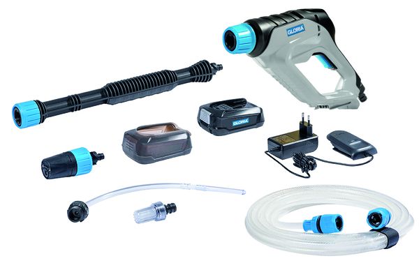 Gloria Multijet Hochleistungssprüher mit Akku / Grau