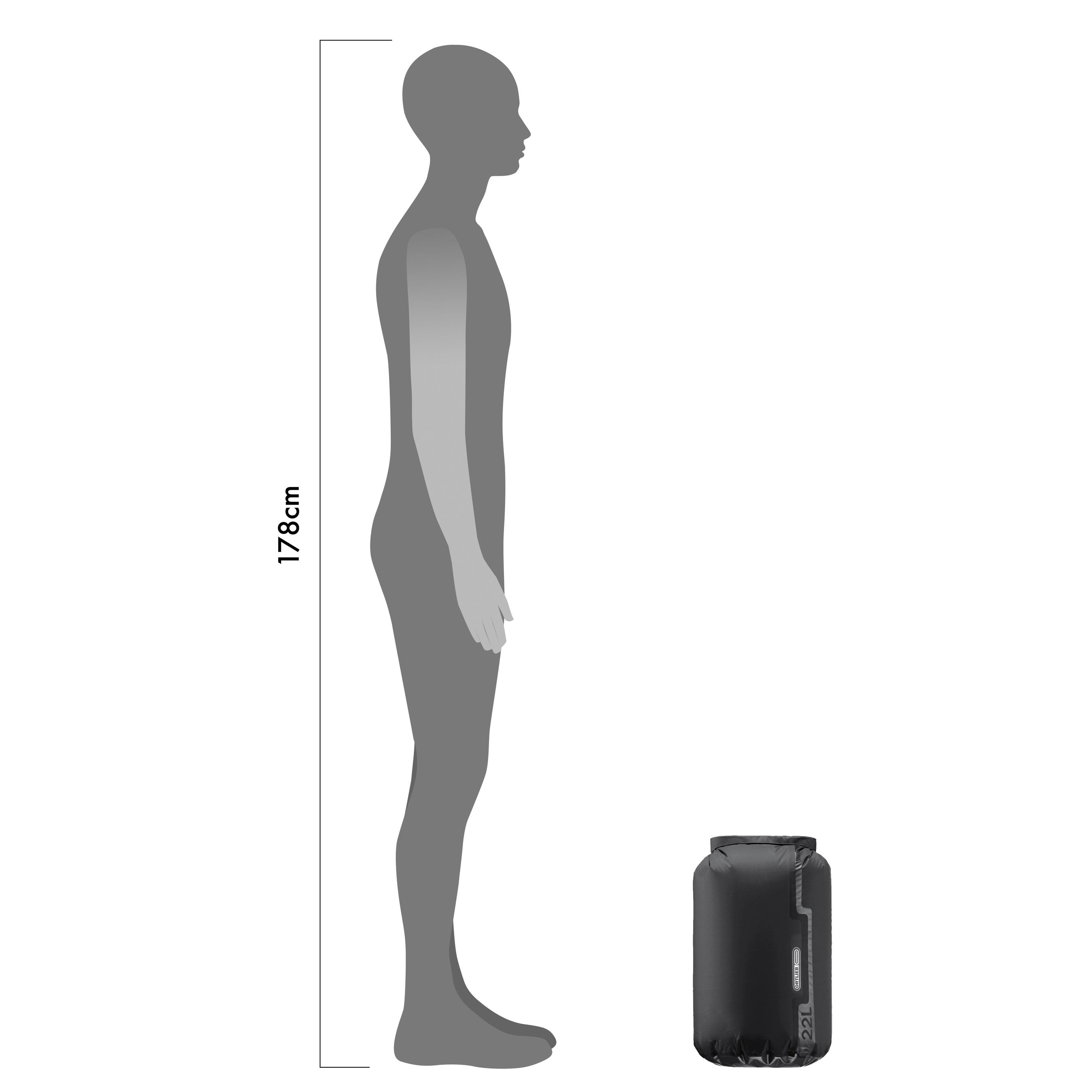 Dry-Bag PS10 22l / black / 22
