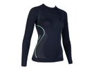 EVOLUTYON Damen-Langarmshirt / charcoal/anthracite/aqua / L/XL