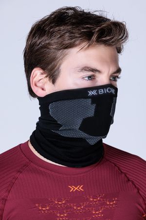 Neckwarmer Unisex / X black/grey / 1