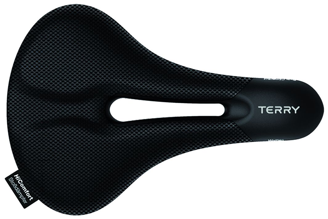 Sattel Fisio ClimaVent Gel Lady / schwarz / 183 mm, Max. 12-15 cm