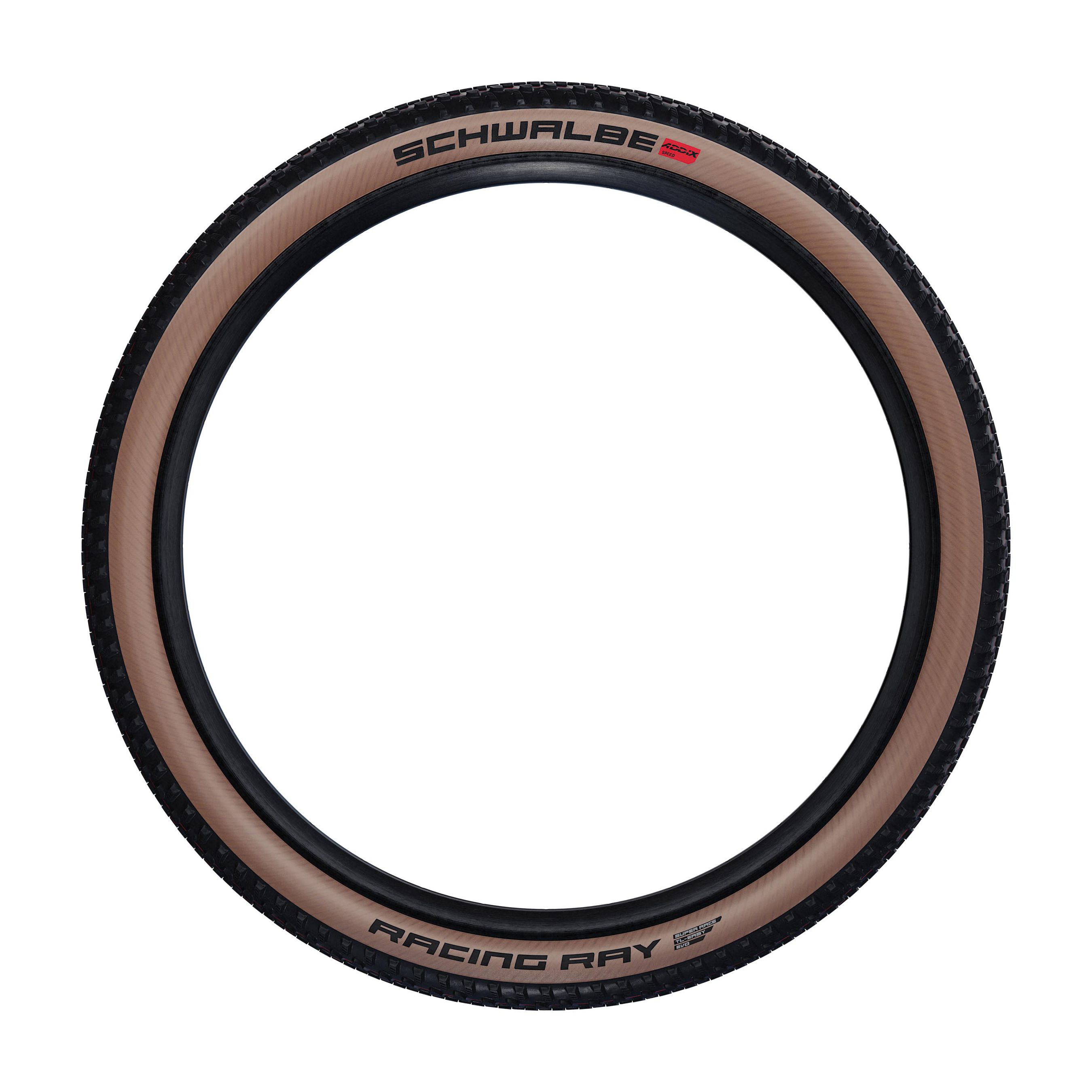 RACING RAY Evo Super Race Hinterrad- Reifen / bronze side / 29" x 2.25, 57-622, Falrtreifen, TLE