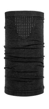 Merino Mesh Mask Schlauchschal / black