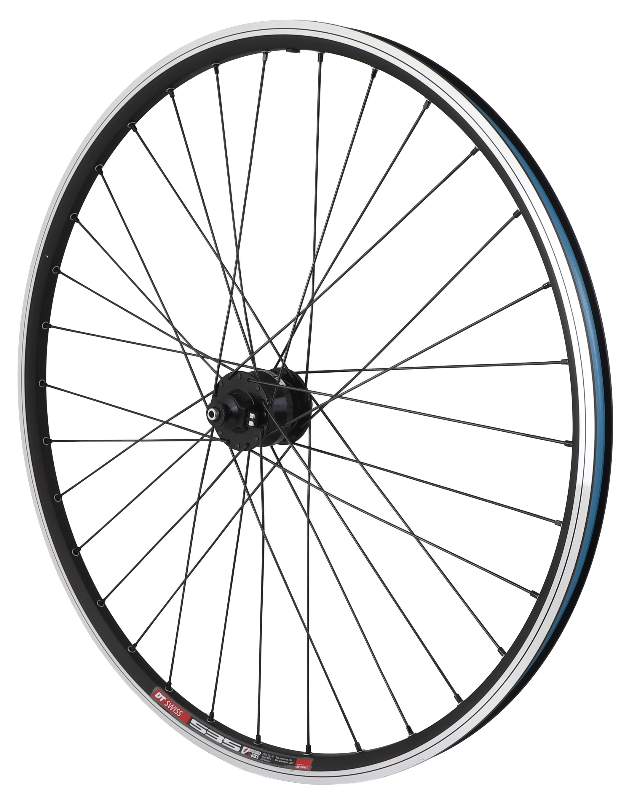 VORDERRAD mit Nabendynamo / 26", DT- Felge 535, 32L, Rimbrake, PV-8 DYNAMO