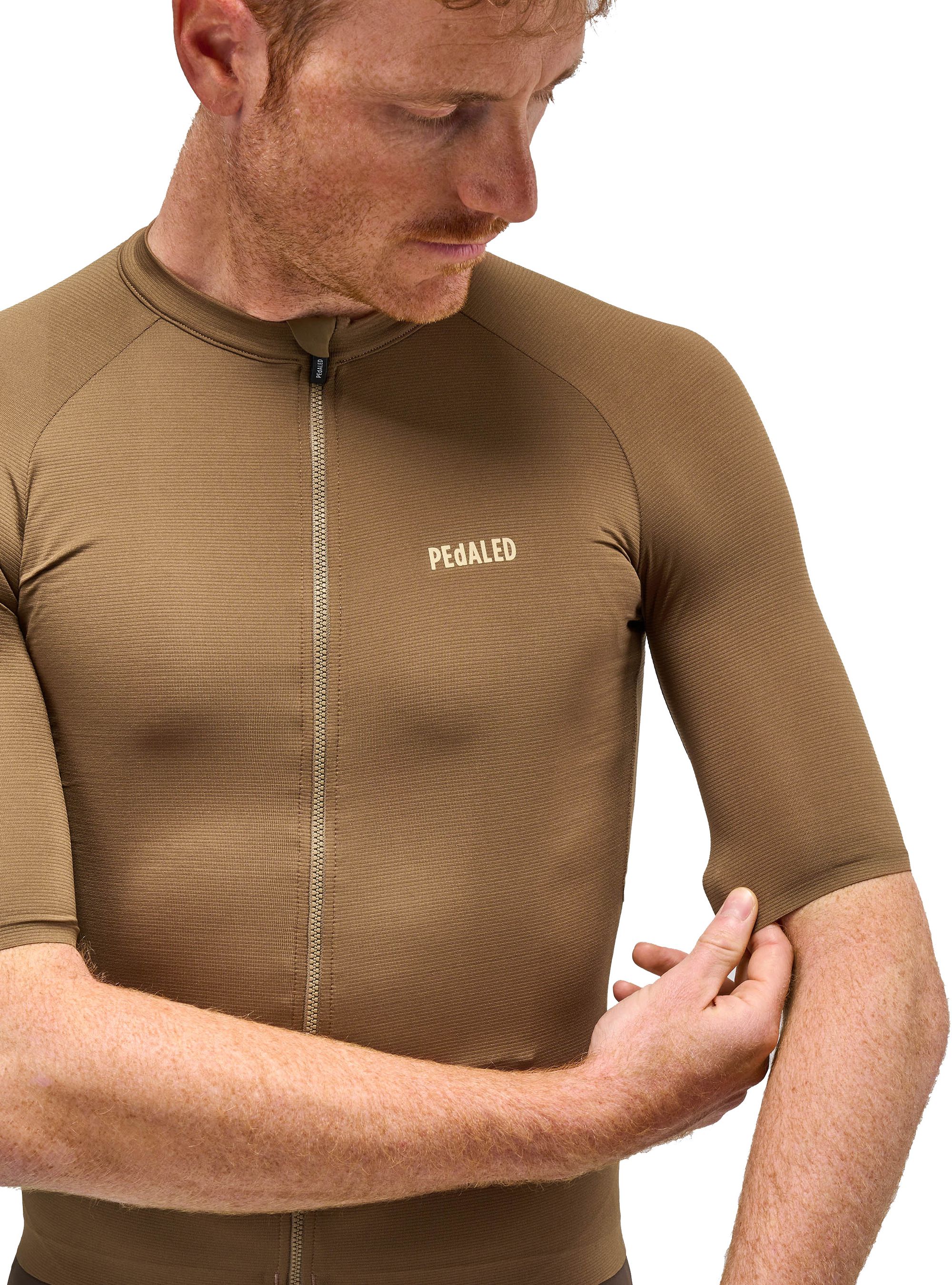 ELEMENT LIGHTWEIGHT Herren-Kurzarmtrikot / brown / L