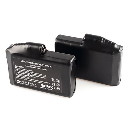 SAVIOR Extra Akku Paar (2Stk.) / black