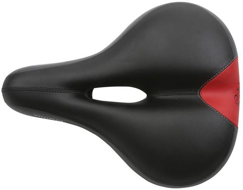 CITÉ Komfortsattel / schwarz rot