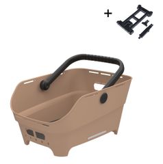 Cento Neo MIK Fahrradkorb hinten / sandfarben
