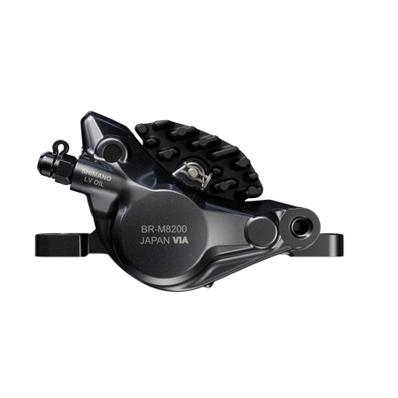 XT M8200 2-Kolben-Scheibenbrems-Set / schwarz / vorne