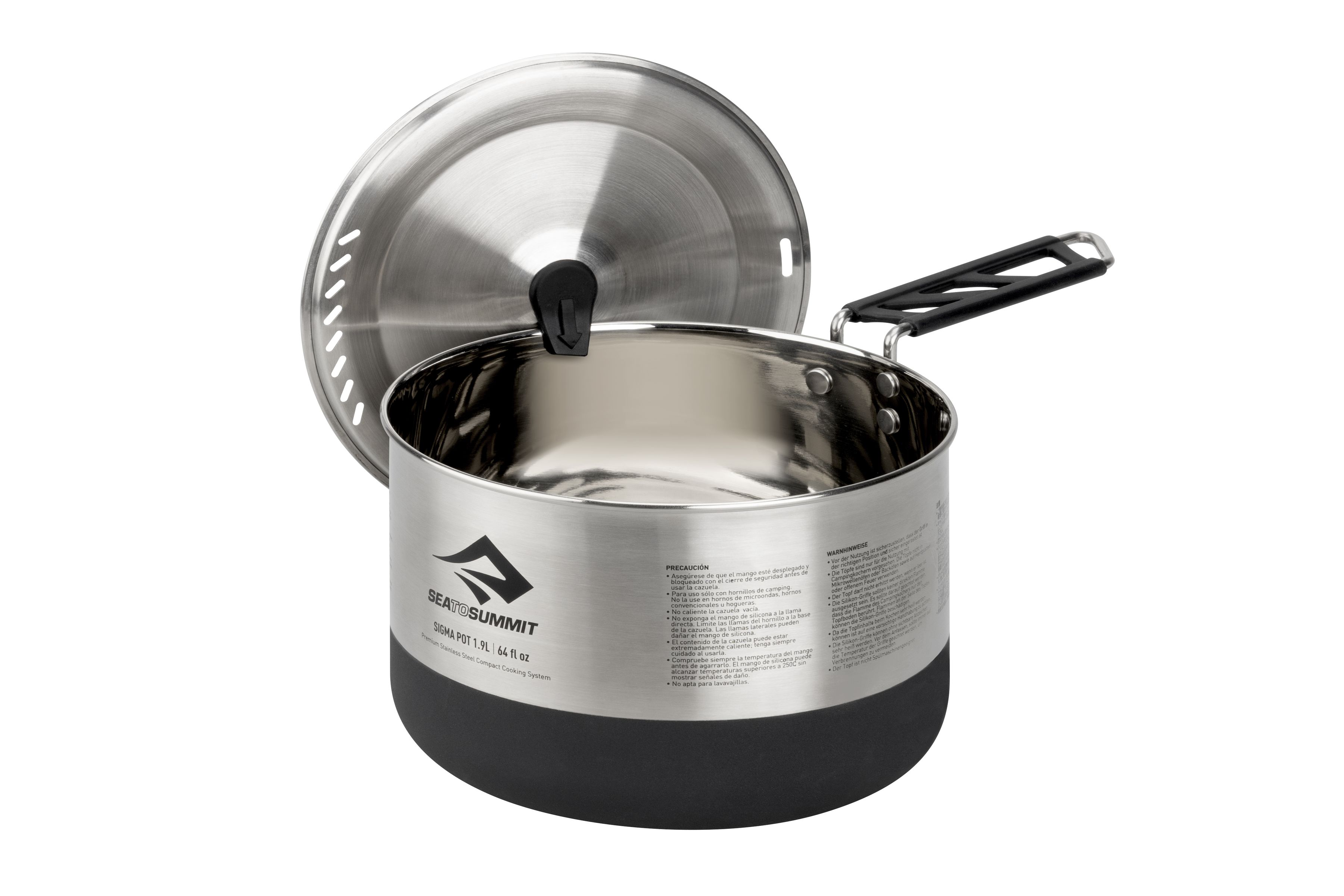 SIGMA POT Edelstahltopf (1.9L, 2.7L) / silber / 1.9L