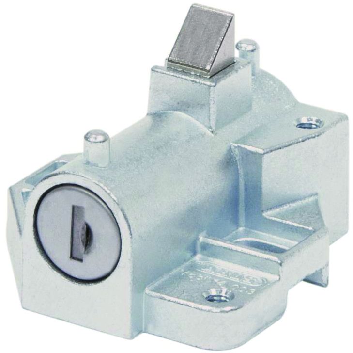 Abus Akkuschloss DT1 für Rahmenakku Shimano Steps / silver