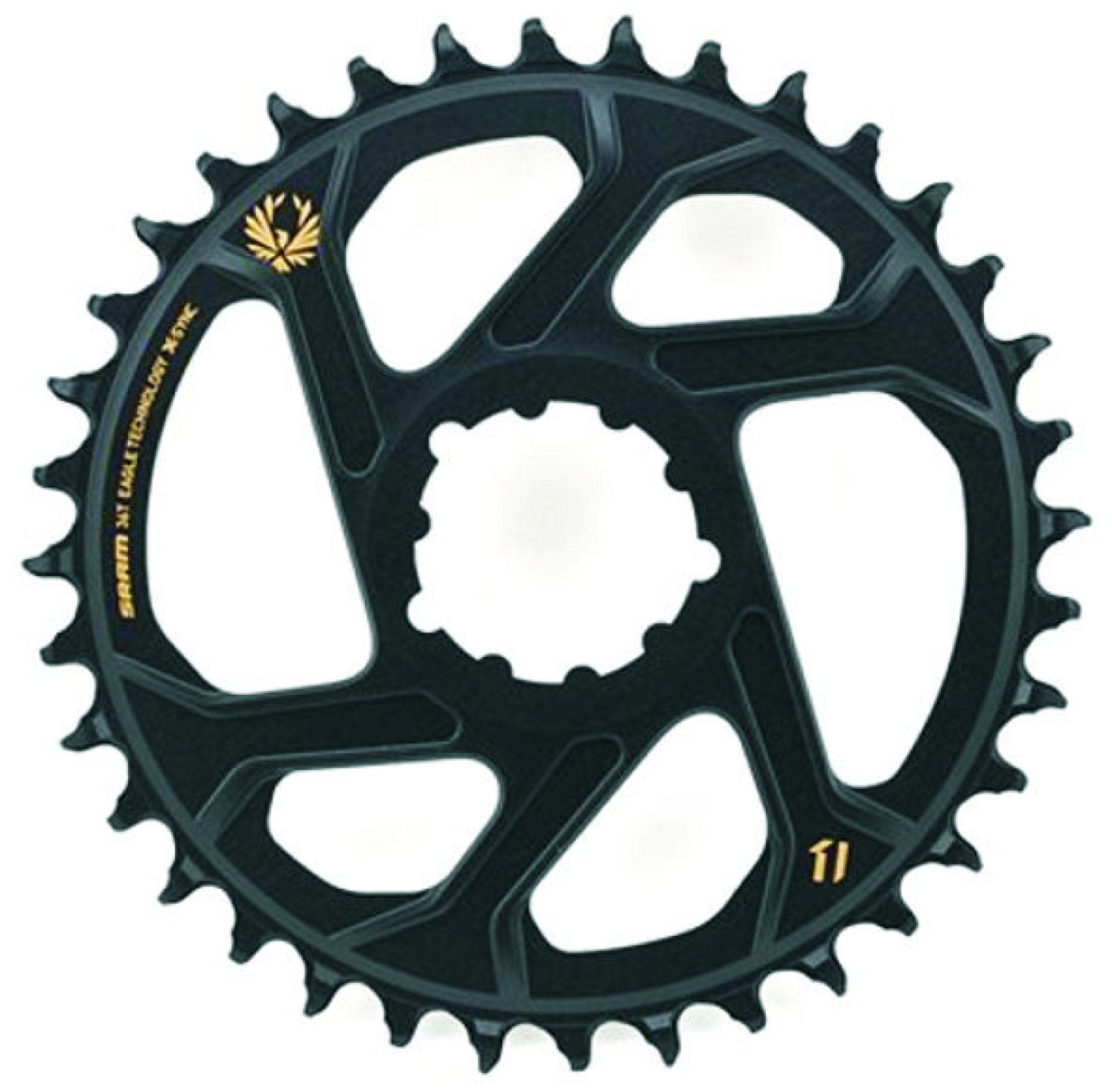 EAGLE 1x12, Boost 148 Kettenblatt / black/eagle gold / 34T