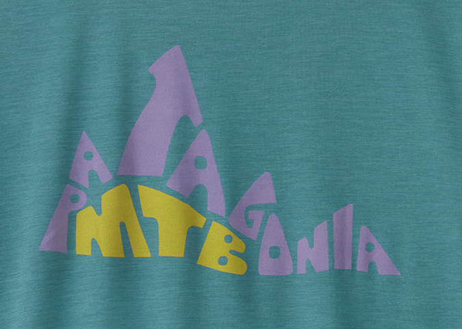 CAP COOL DAILY Damen-Kurzarmshirt / berm logo: wetland blue x-dye / M