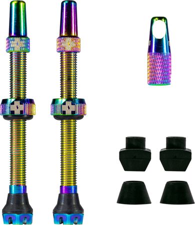 V2 Tubeless Ventil Kit / Iridescent / 60 mm