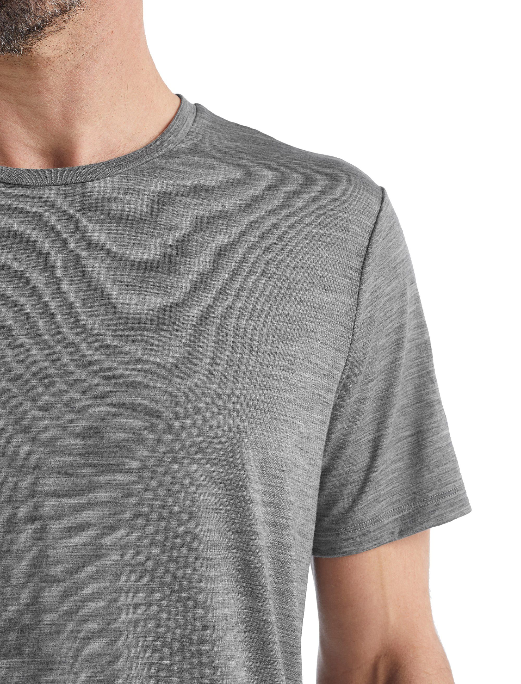 SPHERE II Herren-Merino-Kurzarmshirt / metro hthr / L