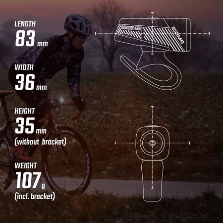 Sigma Scheinwerfer Buster 400 FL / schwarz