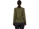 REDWOOD WIND Damen-Merino-Langarmtrikot mit Windschutz / dark olive / L