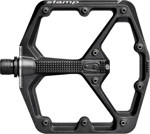 Pedal Stamp 7 large / schwarz / Plattformpedal, 114 x 111 mm (L x