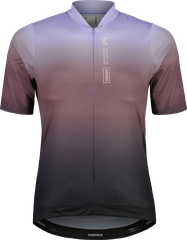 VARIDM Damen-Kurzarmtrikot / deep black rainbow / XS