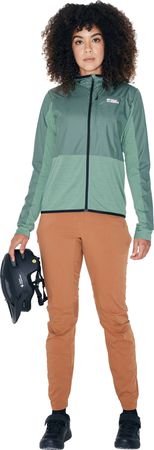 DIVERSION Damen-Merino-Windjacke / thyme/cypress / XL