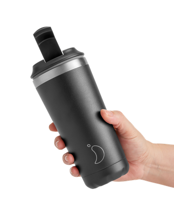 Chilly's Original Coffee Cup 500ml / Monochrome Black