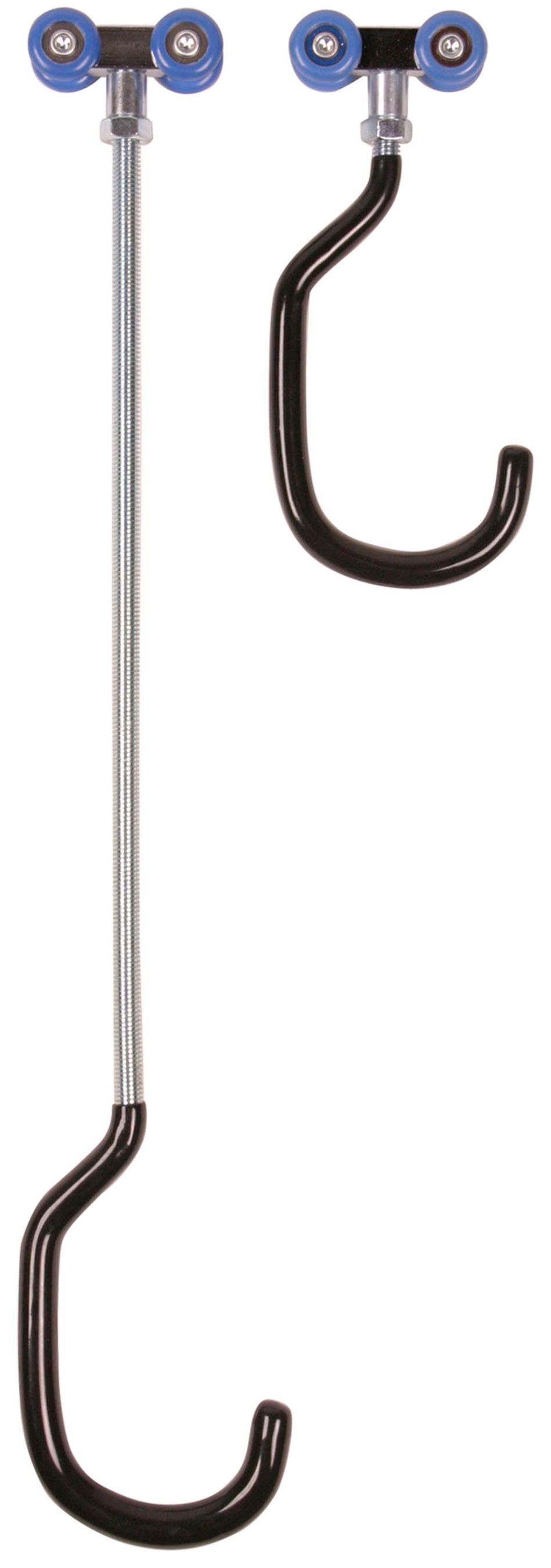 ROLLERFLEX Velohängesystem, Reifenbreite bis 2.3" / silber / 4er