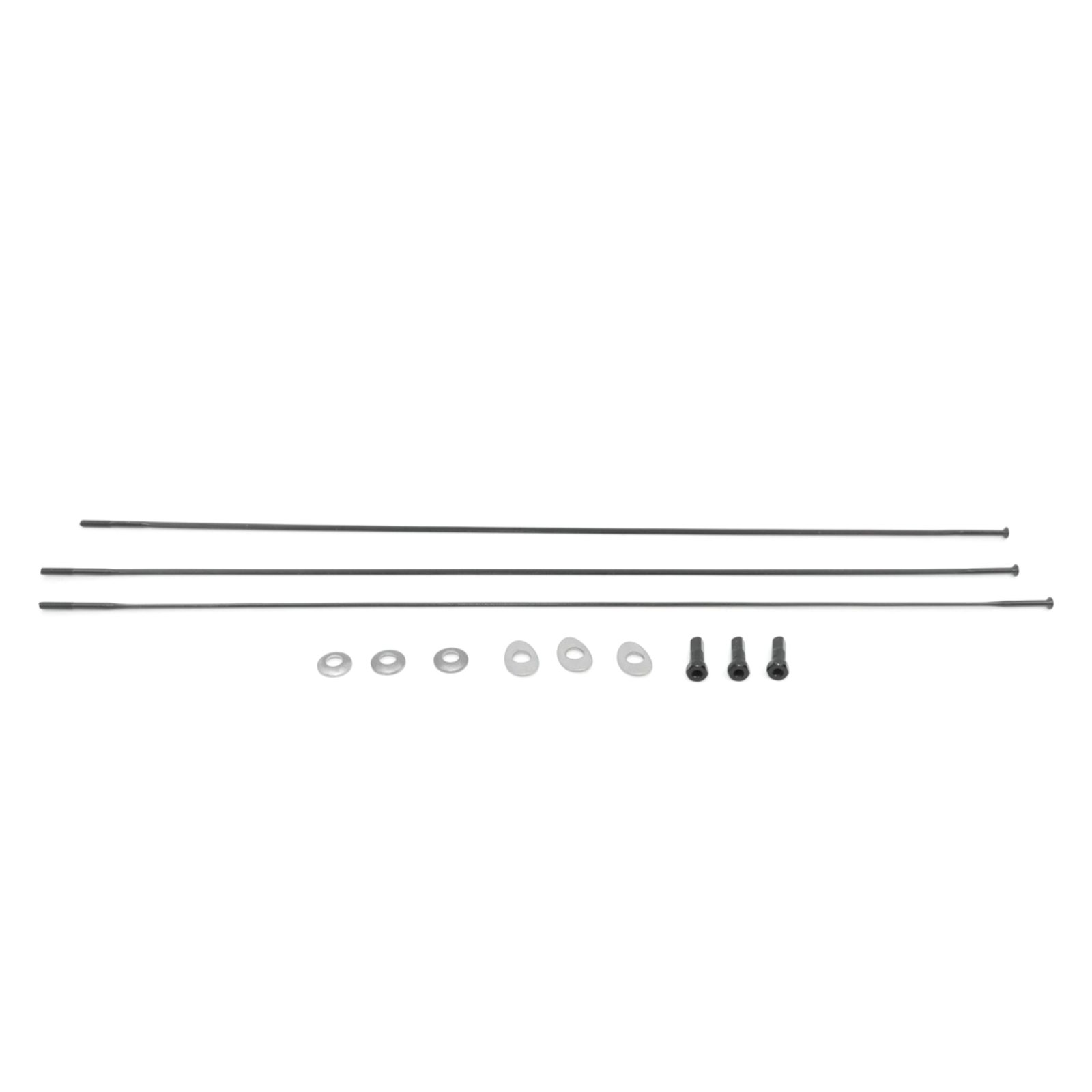 Spoke and Nipple 292mm CX-Ray Straight Pull Qty 3 / black