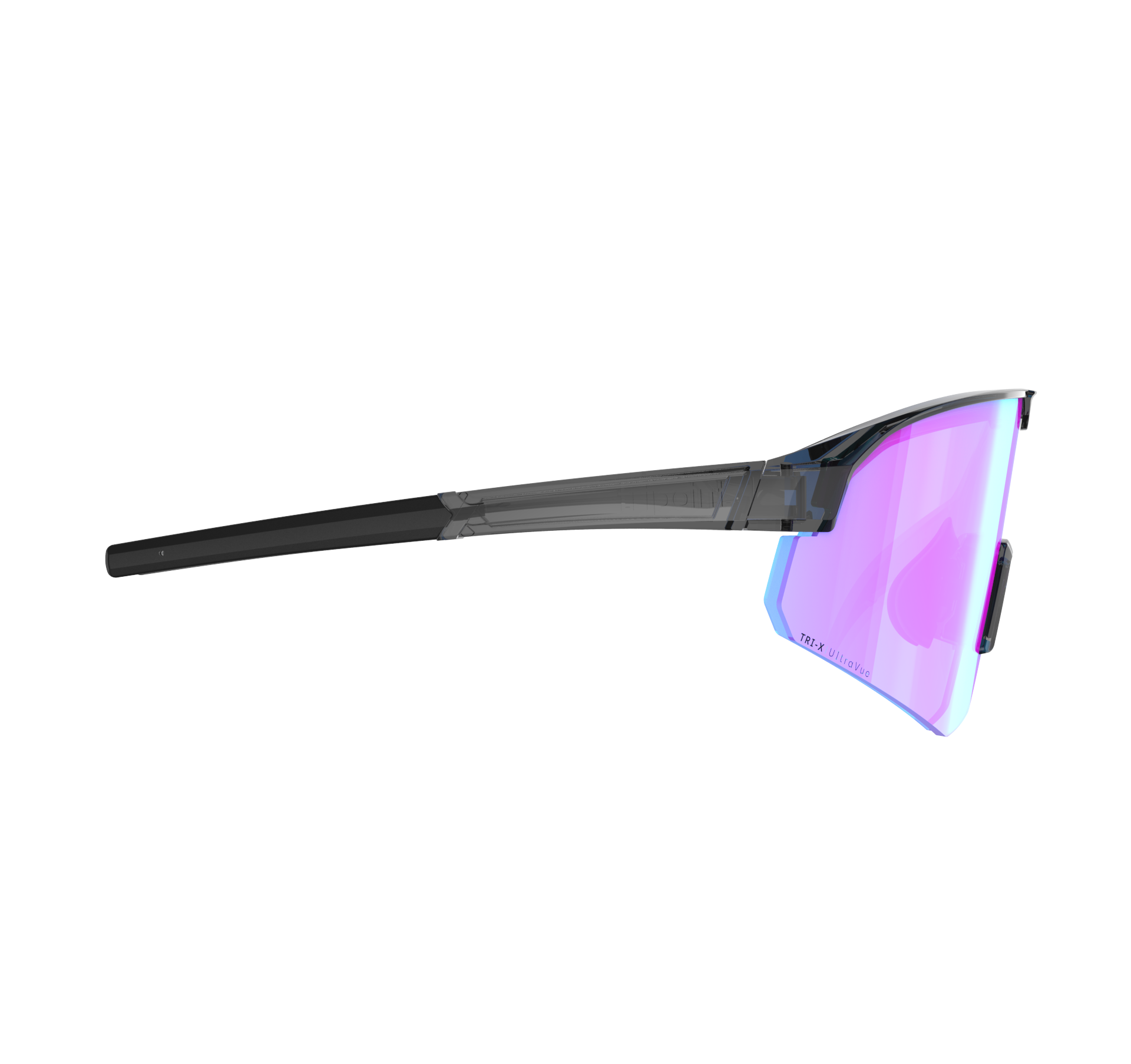 LAKE VICTORIA Sportbrille / shiny transp black/purple blue