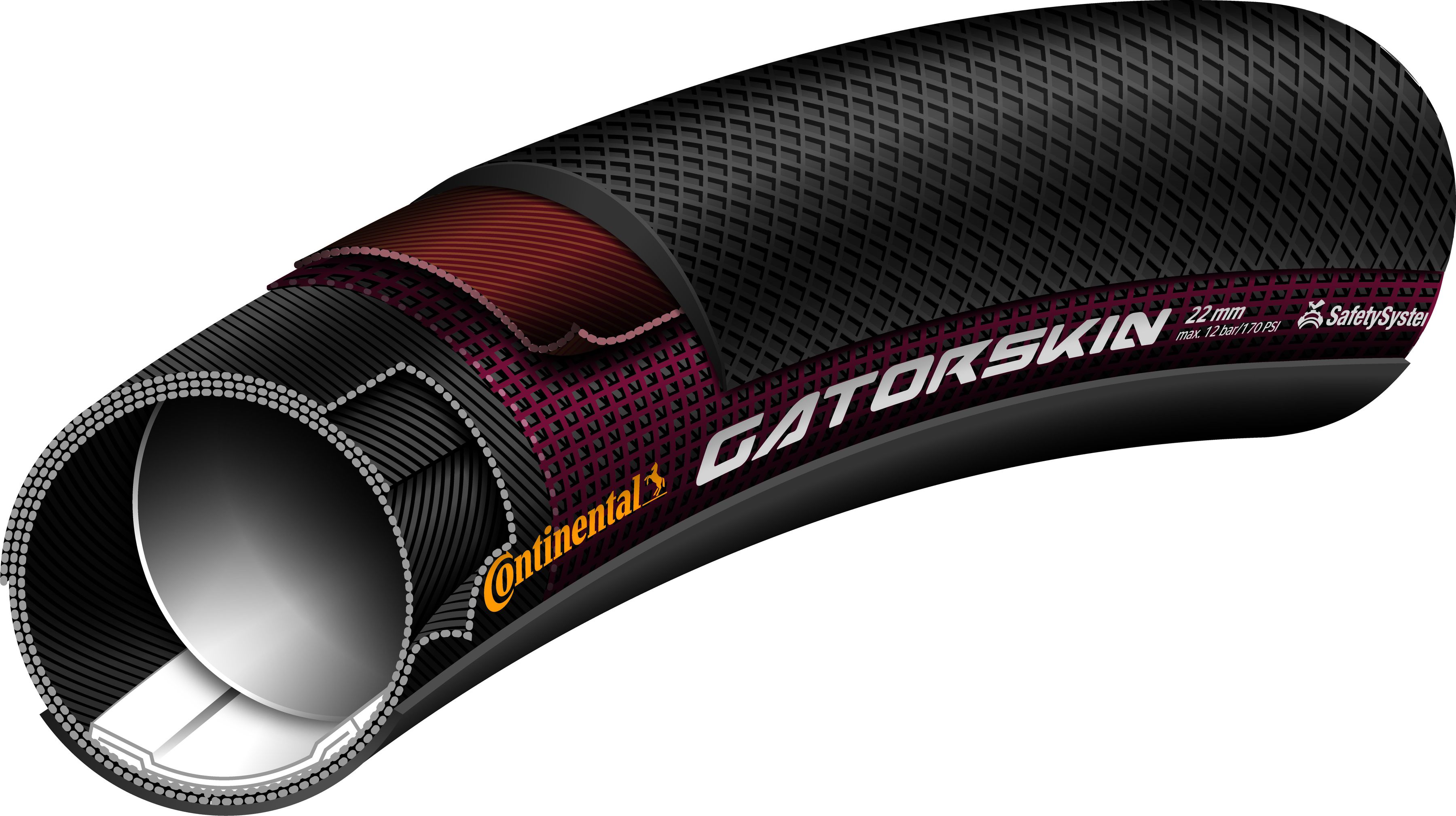 COLLÉ SPRINTER GATORSKIN Reifen / black / 25-28"