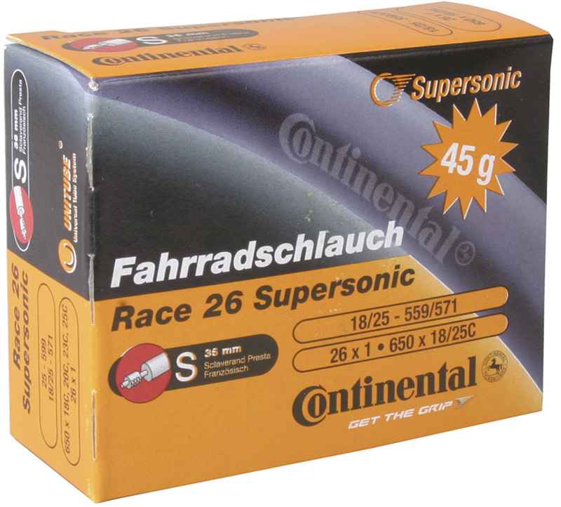 SUPERSONIC (26") Schlauch, Schwarz