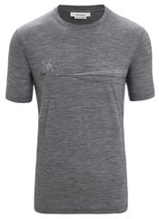 TECH LITE II CADENCE PATHS Herren-Kurzarmshirt / gritstone hthr / XXL