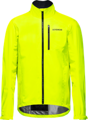 GLIDEWHEEL GTX Herren-Regenjacke / neon yellow / XL