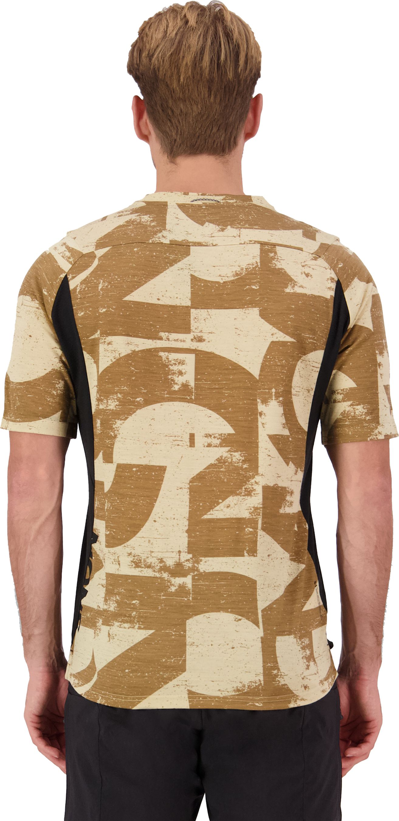 DIVERSION Herren-Merino-Kurzarmshirt / mr grunge/black / XXL