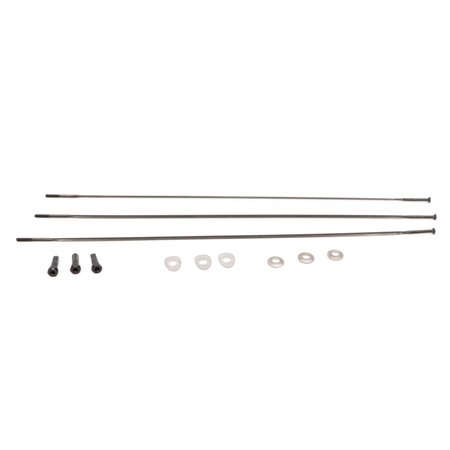 Spoke and Nipple 244mm CX-Ray Straight Pull Qty 3 / black